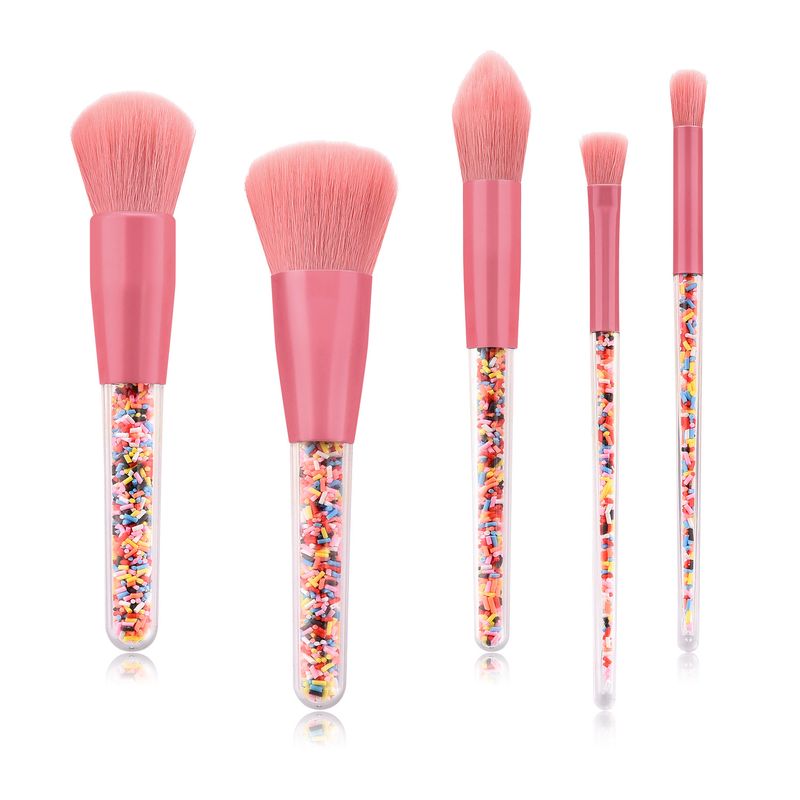 5 pennelli per trucco caramelle, pennello per cipria, pennello per fiamma, set di strumenti di bellezza_voghion.com
