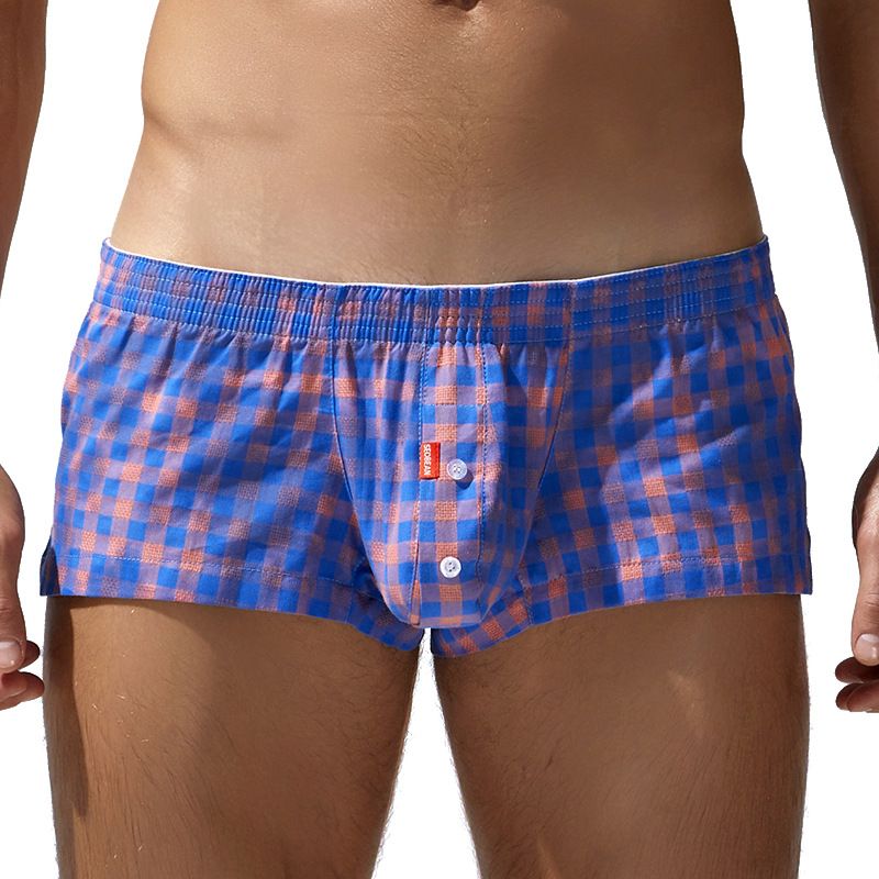 2025d - Bóxer informal de tela a cuadros con diseño de flechas de viento para hombre, pantalones transpirables de moda para el hogar_voghion.com