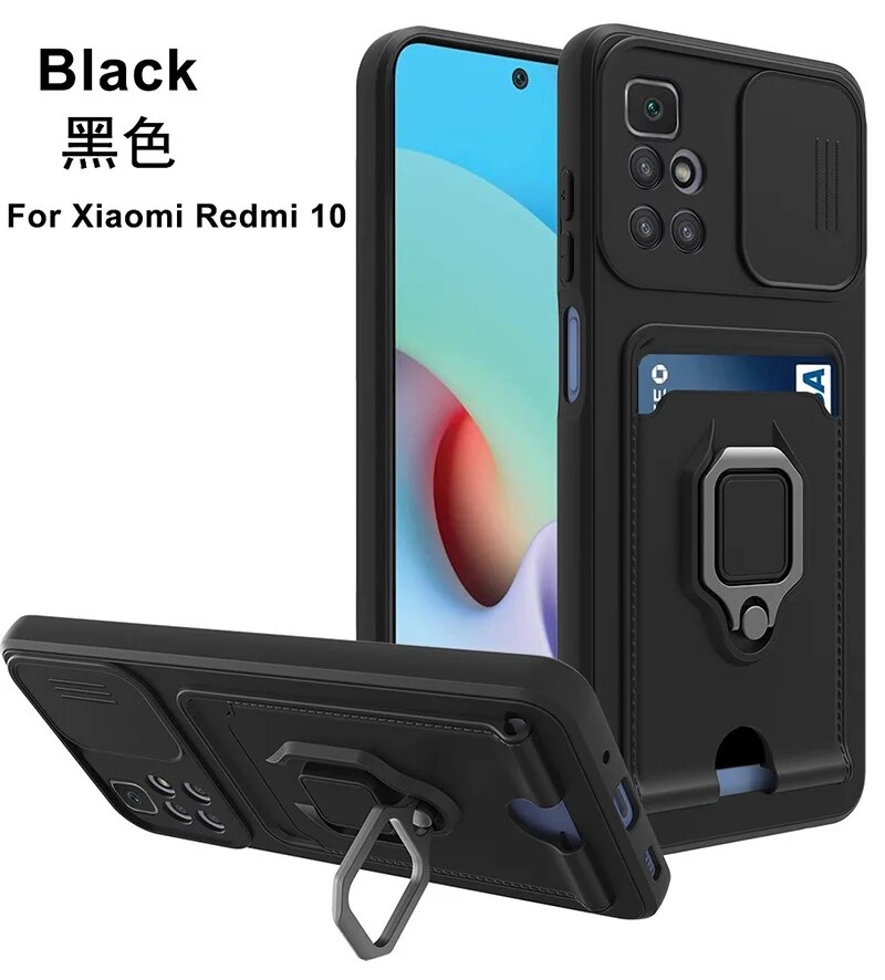 Capa de TPU dupla face com proteção de lente de corpo inteiro para Xiaomi Redmi Note 11T 11 10 9 9S 9A 9C 9T K40 Pro Lite POCO X3_voghion.com
