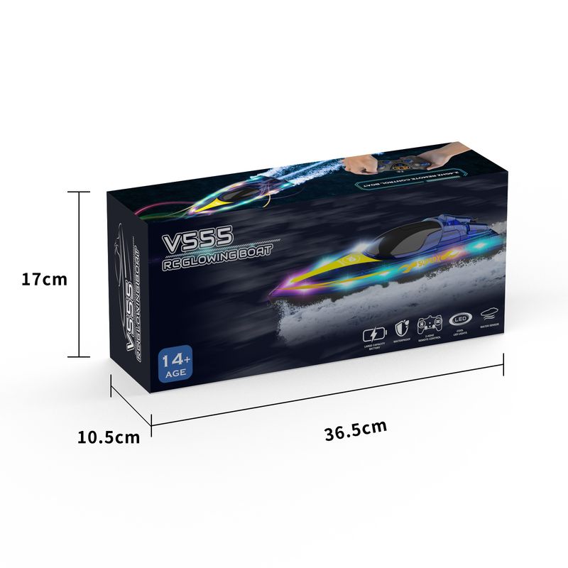 New Water Race Lights Children's Remote Control Boat_voghion.com