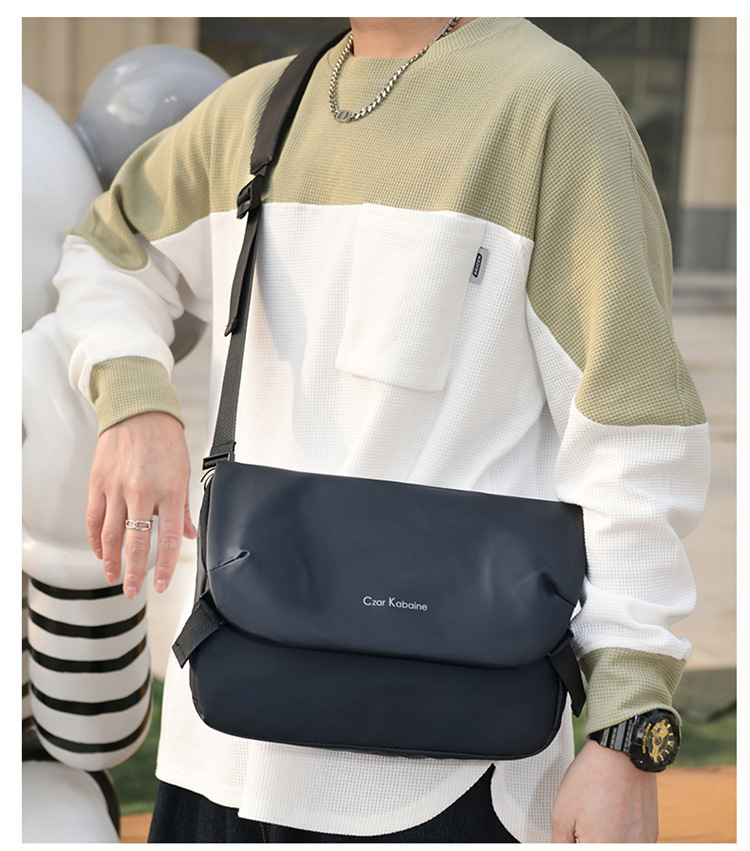 Borsa da postino, borsa a tracolla da uomo, borsa a tracolla monospalla casual impermeabile, nuova borsa da ciclismo_voghion.com