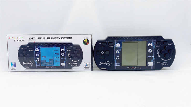 New Product 3.5inch Lighted Large Screen Tetris Electronic Handheld Game Console Classic Educational Toy_voghion.com