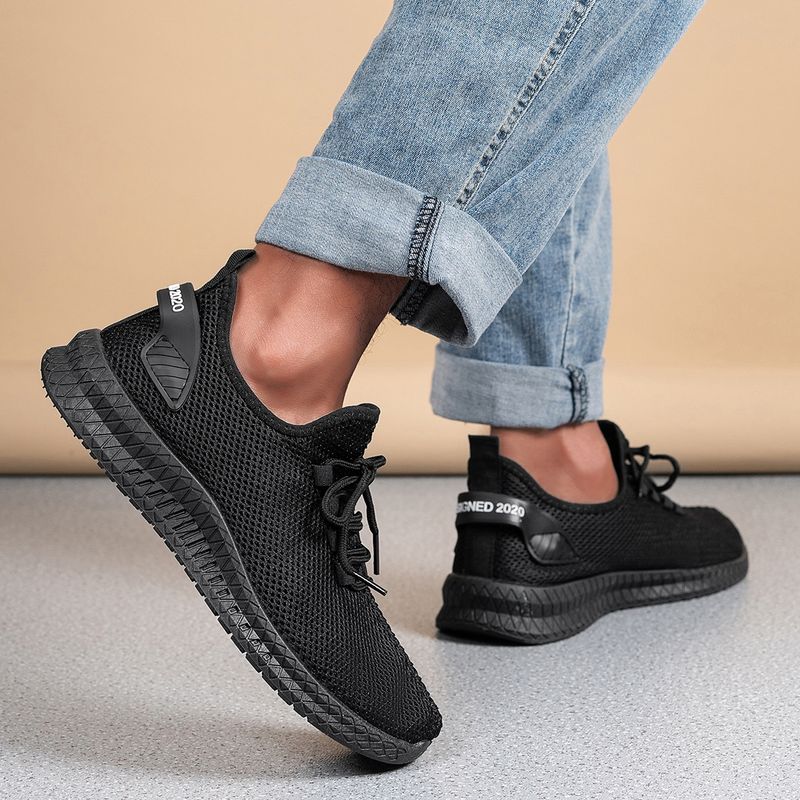 Baskets pour hommes, nouvelle collection été 2025, grande taille, respirantes, légères, tendance, polyvalentes, taille 45_voghion.com