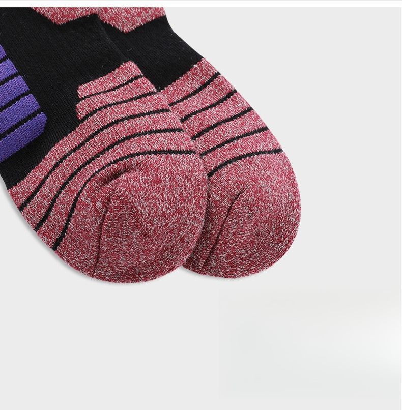 Calcetines de lana antibacterianos Mingjun Winter 3A, toallas gruesas, cálidos, para montañismo transfronterizo, esquí recreativo, antideslizantes, para baloncesto._voghion.com