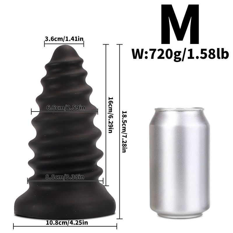 7,4/8,6/9,4/11,6/13,3 cm Gewinde Easy Climax Anus Sexspielzeug Butt Plug Anal Expansion Device S_voghion.com