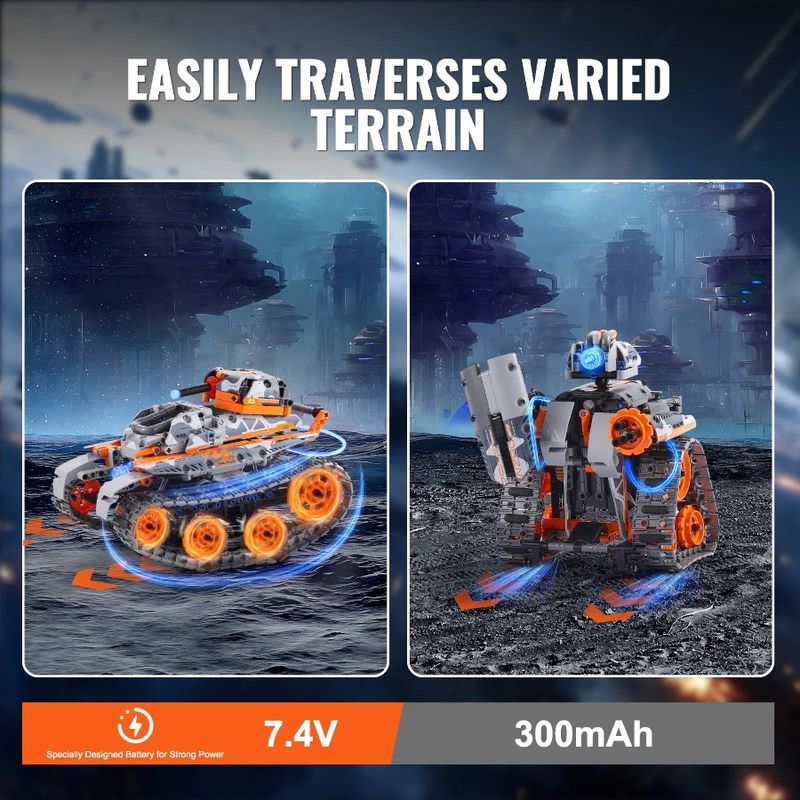 Remote And Toys Robot 554 For Control 5 Car PCS App In Building 1 STEM_voghion.com