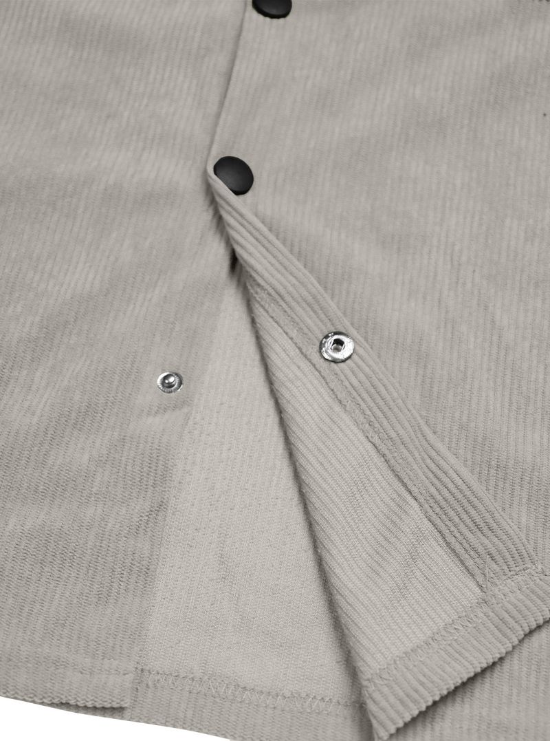 Herren-Cordhemd mit Knopfleiste – Slim Fit im Workwear-Stil, maschinenwaschbar und atmungsaktiv (S–XXXL, einfarbig, Vintage Casual Essential)_voghion.com