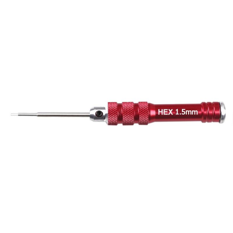 HSS sarkanā roktura sešstūra skrūvgrieža instrumentu komplekts RC helikoptera drona modeļa metāla automašīnu remonta instrumentiem 0,9 1,27 1,3 1,5 mm sešstūra skrūvgriezis_voghion.com