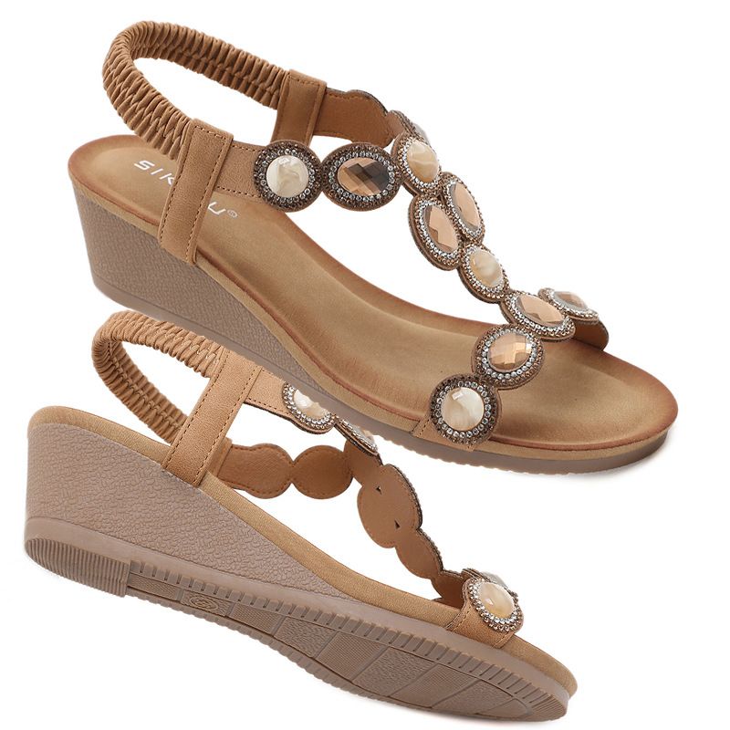 3217-2 Nuevas sandalias de tacón alto con diseño de diamante de agua Simia Storm Ethnic 2024_voghion.com