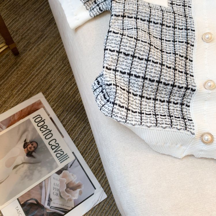 Women's Clothing New Summer And Autumn Design Temperament Slim Ice Silk Knitted Tops_voghion.com