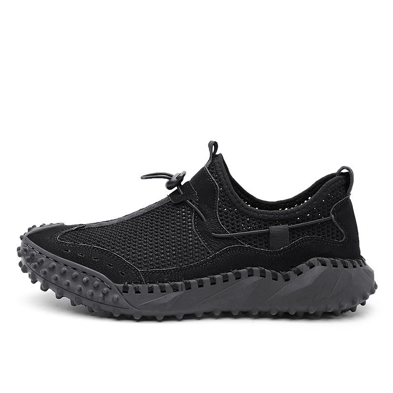 Scarpe sportive da uomo in rete, traspiranti, di qualità imbattibile, con sgancio rapido per armadietti, di grandi dimensioni, per un solo piede._voghion.com