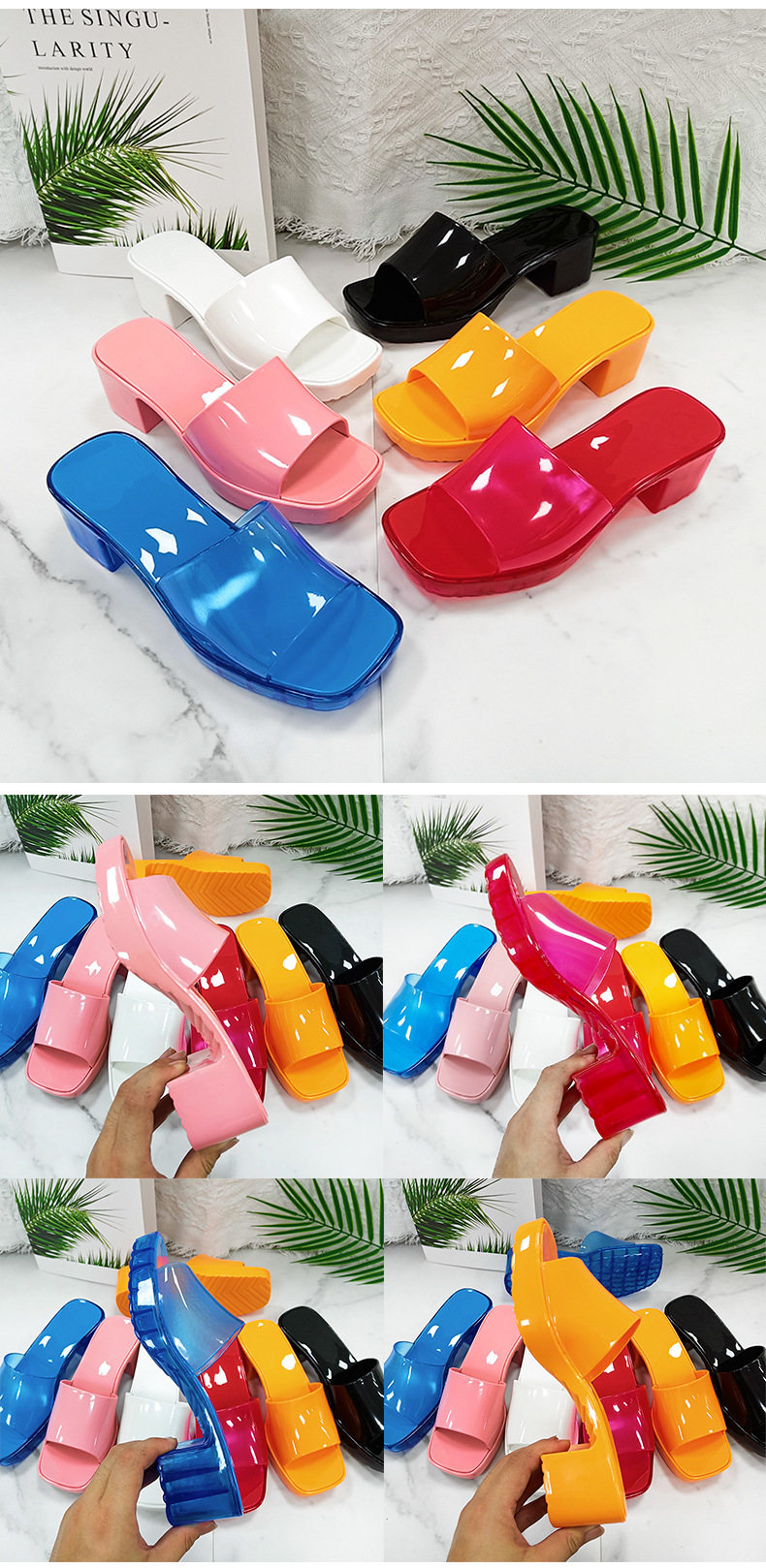 G Family Flip-Flops, hochhackige Schuhe, weiblich, europäisch und amerikanisch, namhafte lässige Damensandalen und Hausschuhe, Hausschuhe, grenzüberschreitender Außenhandel_voghion.com