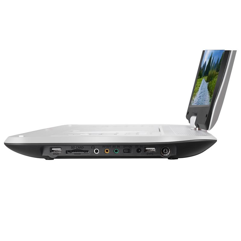 Engelsk mobil DVD HD-CD-spelare, stor skärm roterbar bärbar_voghion.com
