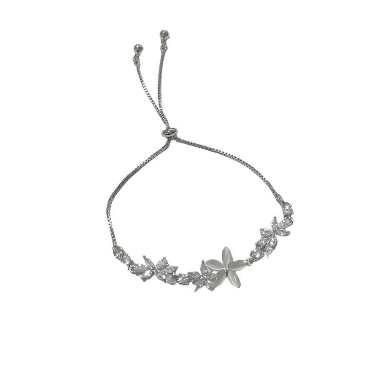 Braccialetto con cordino a forma di occhio di gatto, leggero, alla moda, di lusso, dolce, personalità, versatile, super lucido, gioiello da mano_voghion.com