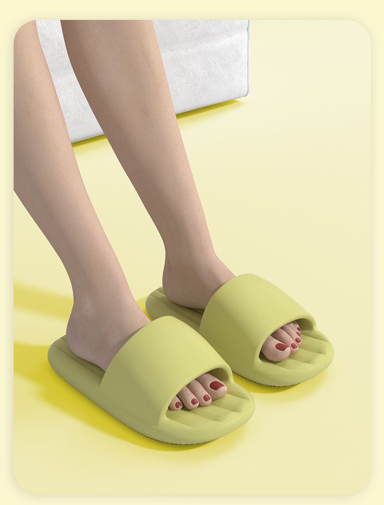 Unisex EVA Slide Sandals – Non-Slip Bath & Home Slippers With Cushioned Sole (Multiple Colors, Sizes 36-45)_voghion.com