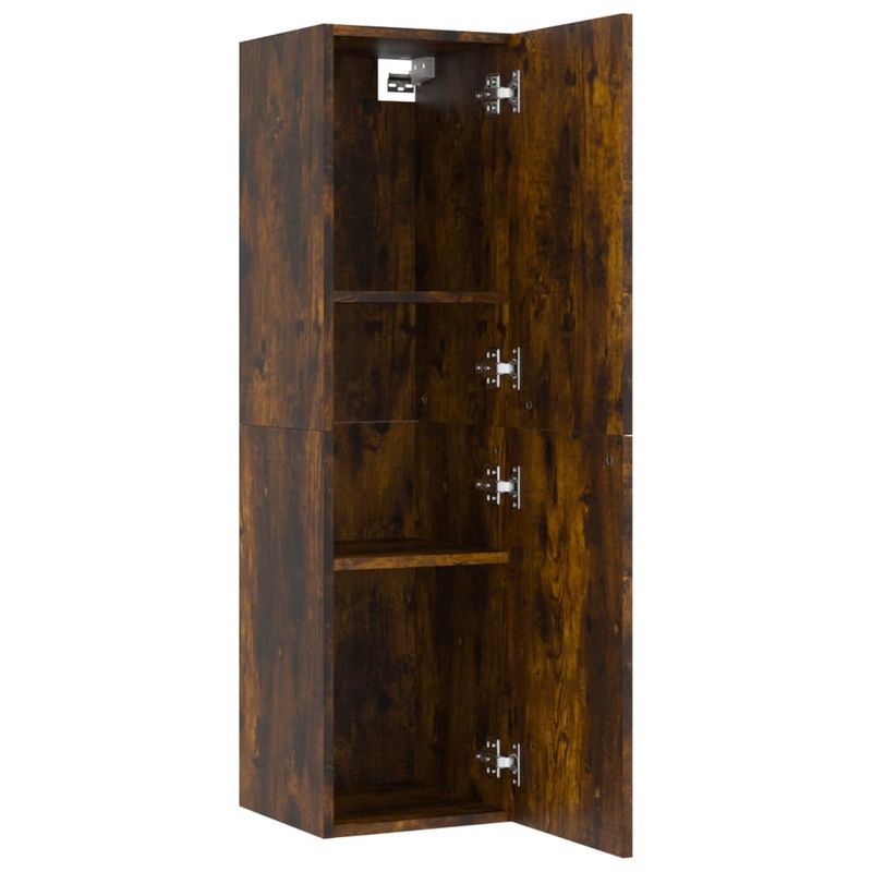 TV-Wandschrank Räuchereiche 30,5x30x110 cm_voghion.com