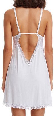 Chemise de nuit sexy en dentelle avec dos creux_voghion.com
