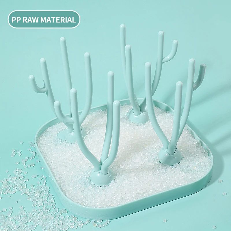 Baby Bottle Drying Rack Feeding Cup Holder Removable Tree Shape Rack Cleaning Pacifiers And Accessories Storage Drying Shelf_voghion.com
