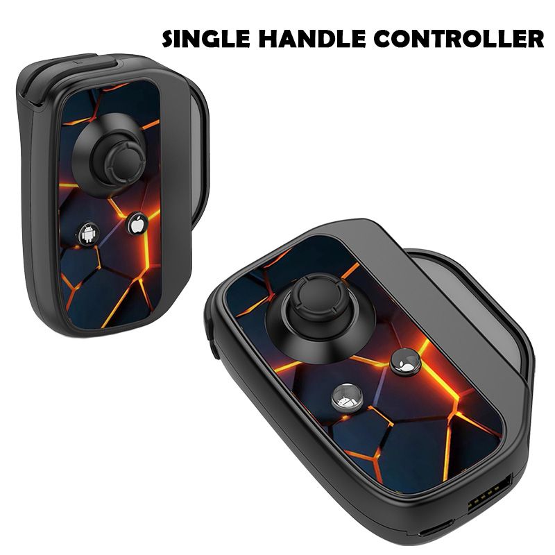 Mobile Phone Bluetooth Gamepad PUBG Shooting Game Handle Controller Single Hand Move Joystick For IOS Android Phone Accessories_voghion.com
