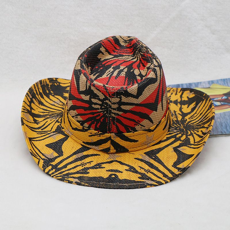 hard style western cowboy hat for traveling and shopping men's hat can be styled as a jazz hat_voghion.com