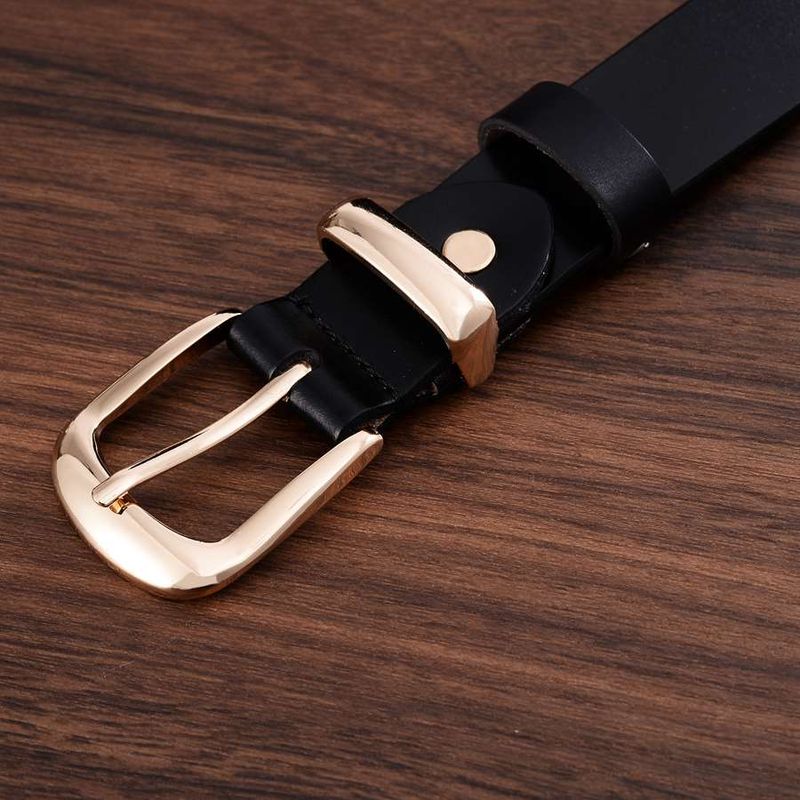 HOT Available In Plus Size Women Leather Belt Brand Ladies Length: 95-120cm Belts For Female Width:2.8cm_voghion.com