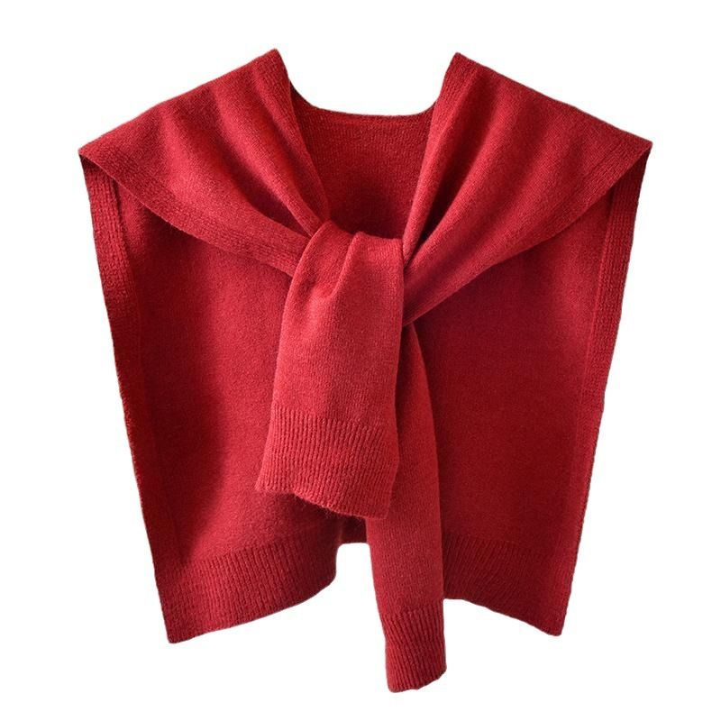 Gilet da esterno in stile coreano primaverile e autunnale, con protezione per le spalle e colletto versatile per camicia, per camera climatizzata_voghion.com
