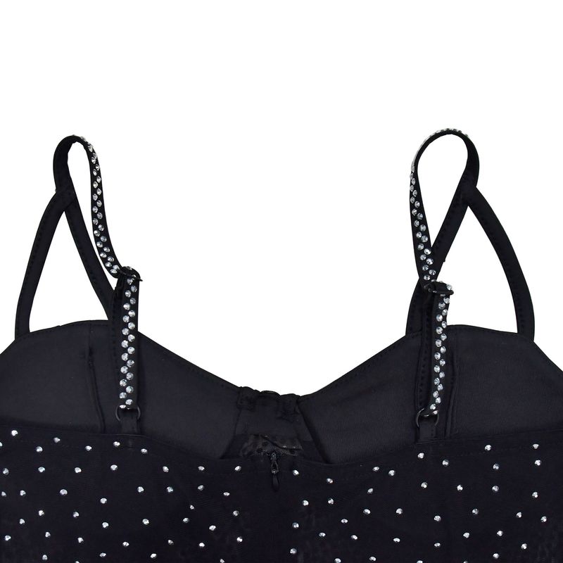 Women's Clothing Fashion women's solid color gauze press drill through shorts jumpsuit_voghion.com