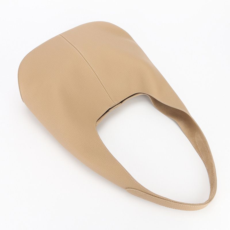 Sac à main en cuir véritable pour femme, simple et décontracté, grande capacité, à bandoulière_voghion.com