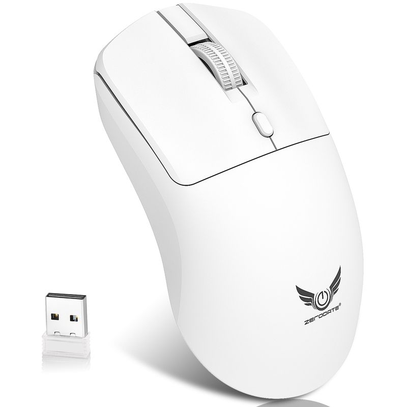 Draadloze budgetmuis - 2.4G Plug & Play optische muis voor laptop/pc, stil en duurzaam | Universele compatibiliteit_voghion.com