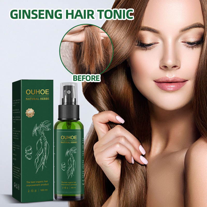 Ginseng OUHOE Lotion essence Moisturizes Hair, Prevents Loss, Fixes Hair and spray_voghion.com