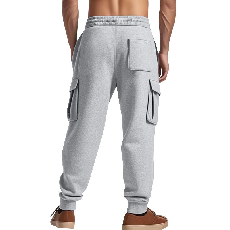 Men's Heavyweight Cargo Overalls – Multi-Pocket Utility Pants, Oversized Streetwear Style, Comfort Fit (S-XXXL_voghion.com