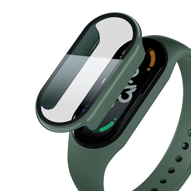 Kotelon suojus+lasi Xiaomi Mi Band 7 6 lisävarusteille Kotelo+kalvo Täyspeitto Suojakuori Miband 7 6 5 4 3 näytönsuoja_voghion.com