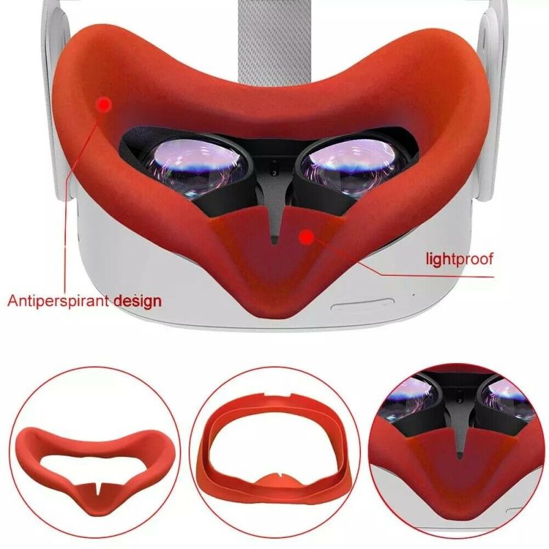 New Replacement Cushion Face Cover Bracket Protective Mat Eye Pad For Oculus Quest 2 VR Accessories_voghion.com