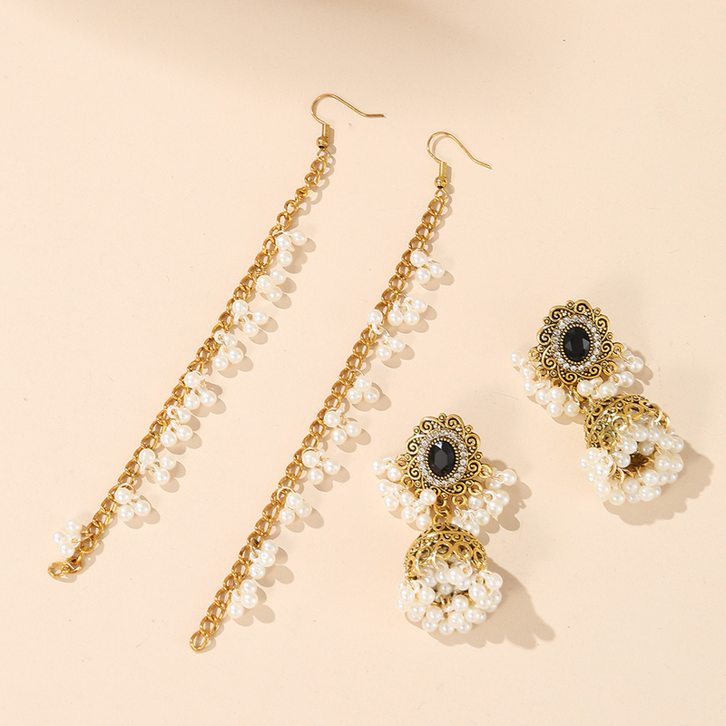 Designer Style Retro Bohemian Metal Ethnic Style Earrings Female Personality Temperament Exotic Style Earrings_voghion.com