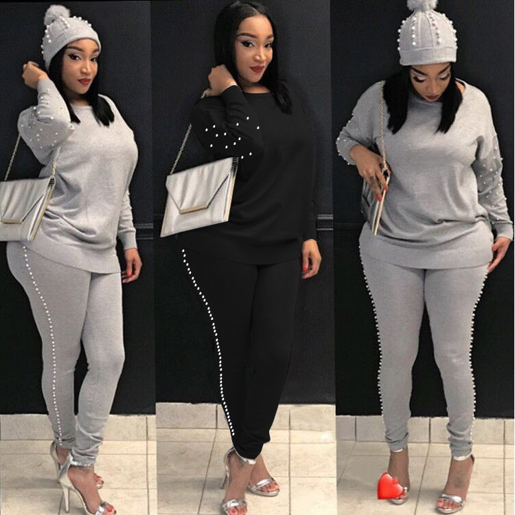 Set di palle di cannone in due pezzi casual alla moda da donna_voghion.com