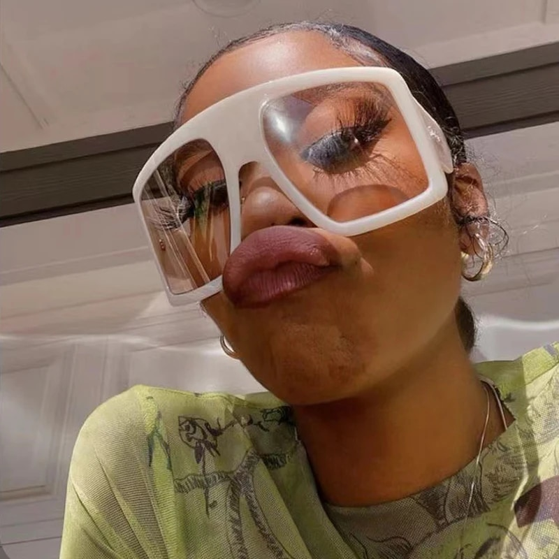 Nya Ankomster Överdimensionerade Punk Fyrkantiga Solglasögon Dam Y2K Unika Herr Trendiga Goggles Sport Solglasögon Märkesdesigner Nya Glasögon UV400_voghion.com