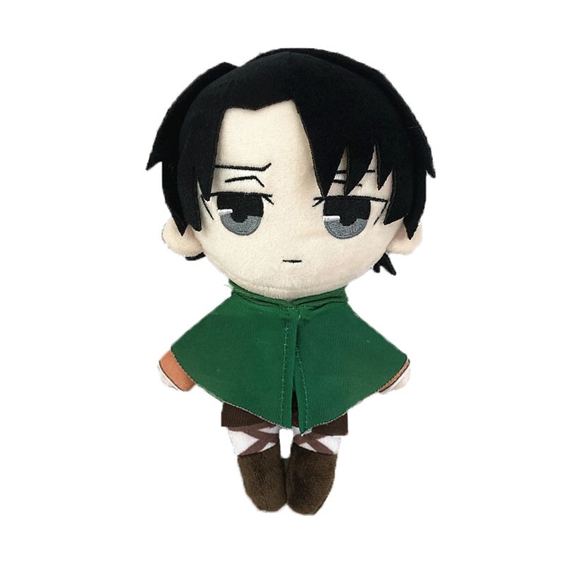 Anime Napad na Titane Plišane Igračke Lutka Kawaii Levi Eren Mikasa Slatka Kawaii Kolekcija Zelena Plišana Lutka Rođendanski Pokloni Za Djecu_voghion.com