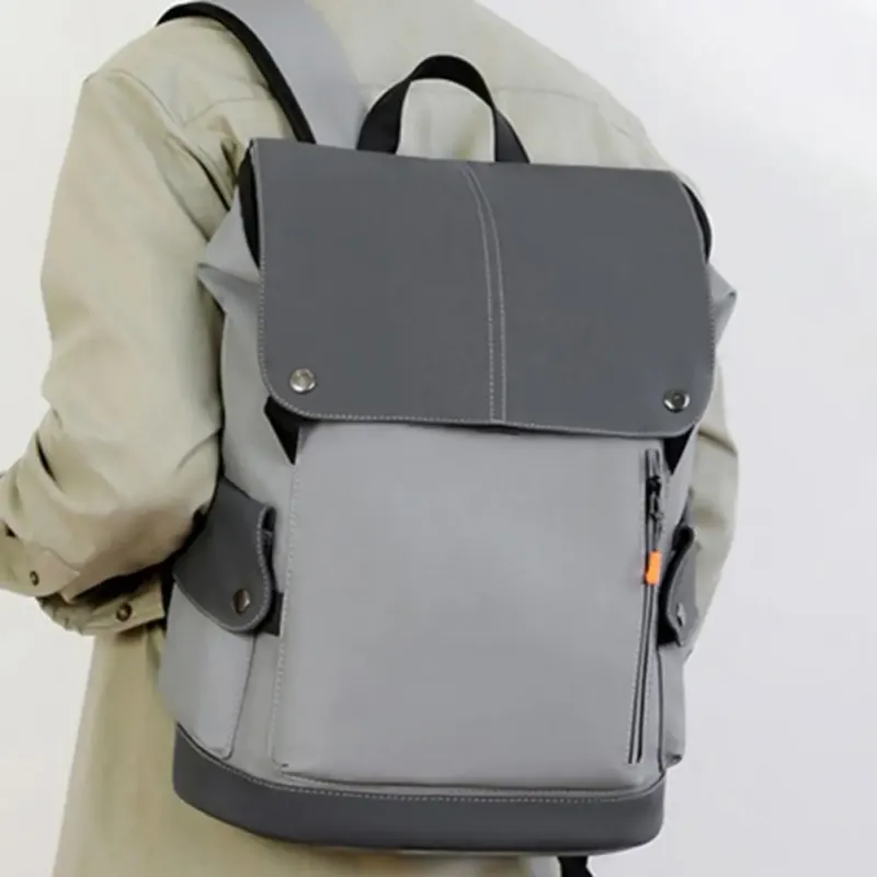 Reise-Laptoptasche, großer Reiserucksack mit mehreren Taschen, Löchern Kopfhörer-USB-Ladekabel, wasserdichtes Design für_voghion.com