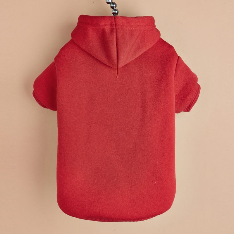 New Puppy Costume Universal For Pomeranians, Bichon Frises, Teddy Dogs, Casual Two-Legged Hooded Fleece Sweatshirt_voghion.com