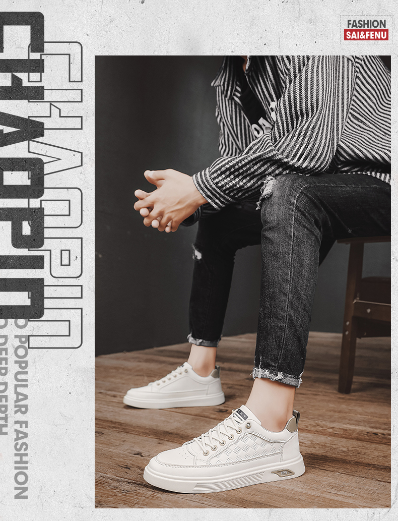 Herren Arbeitsschuhe Spezielle wasserdichte Anti-Rutsch-Brettschuhe für die Arbeit in der Küche Schwarze Freizeitschuhe aus Leder_voghion.com