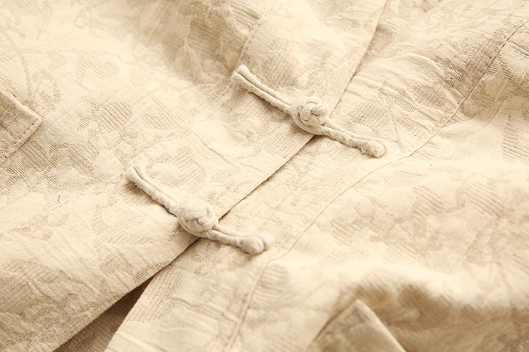 Vêtements pour femmes Vêtements pour femmes Vêtements pour femmes Vêtements pour femmes Automne 2024 Style Hanfu en coton et lin jacquard_voghion.com