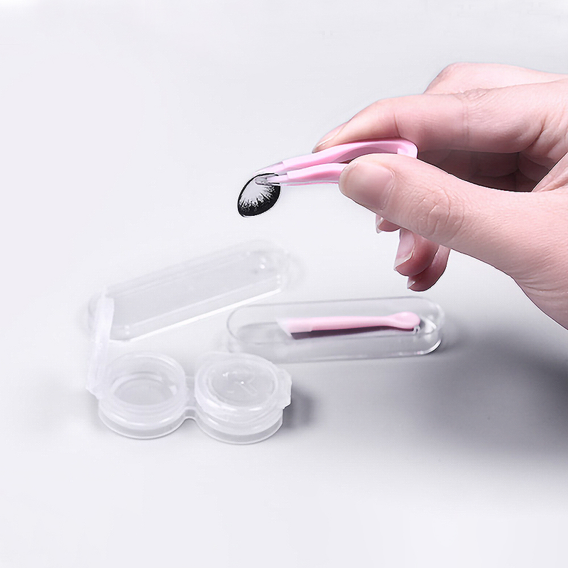 1 Set Portable Contact Lens Inserter Wearing Tool Special Contact Lenses Tweezers Suction Stick Kit Women Eyes es_voghion.com