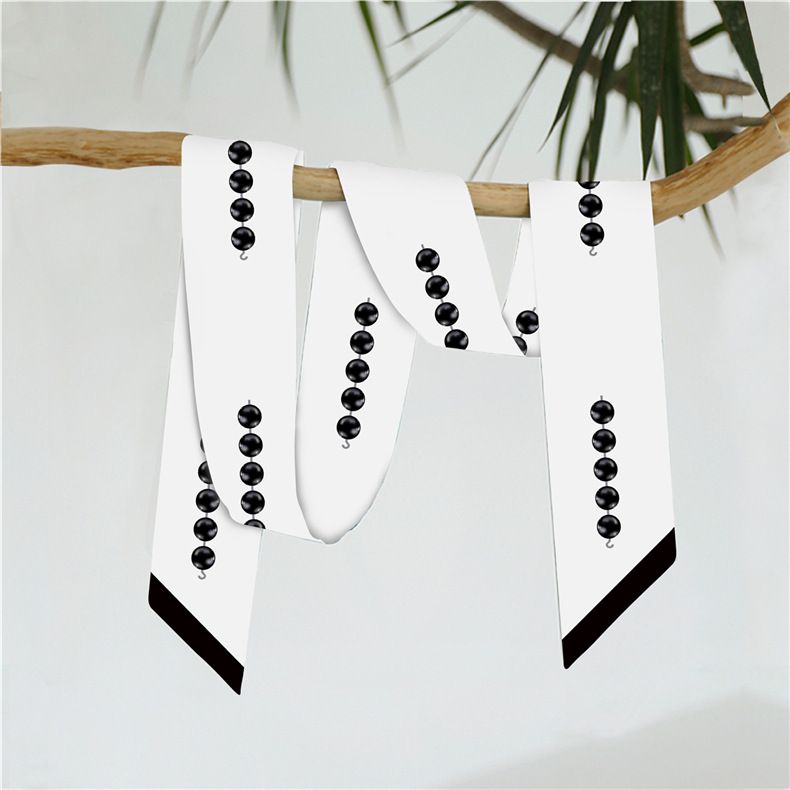 2024 minimalist spring and autumn new long women's decoration professional scarf binding bag headband ribbon_voghion.com