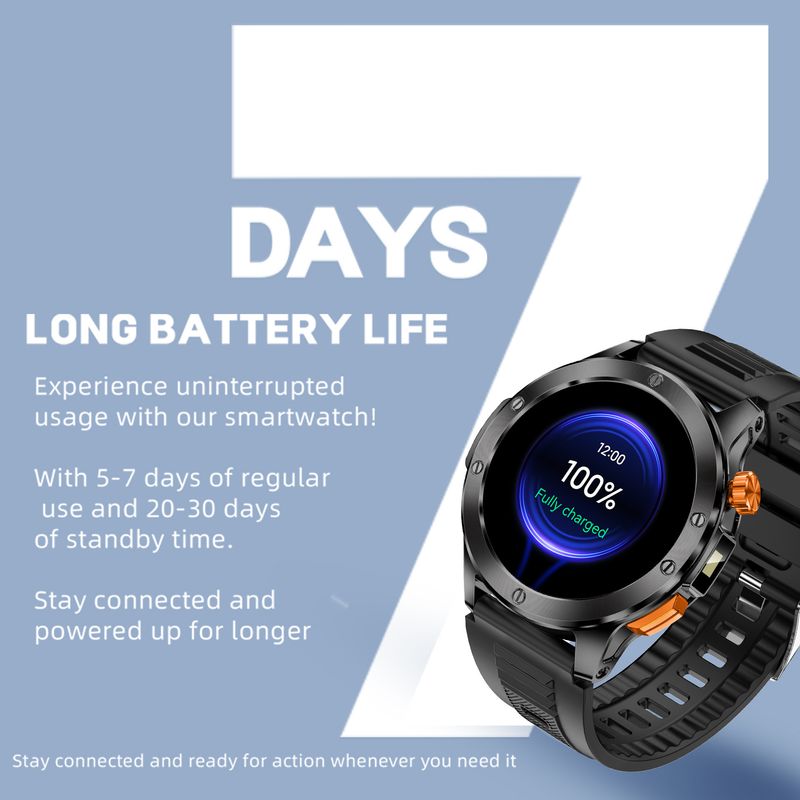 V21 Smart Outdoor Three-Proof Sports Men's Bluetooth Call Running Fitness Watch_voghion.com