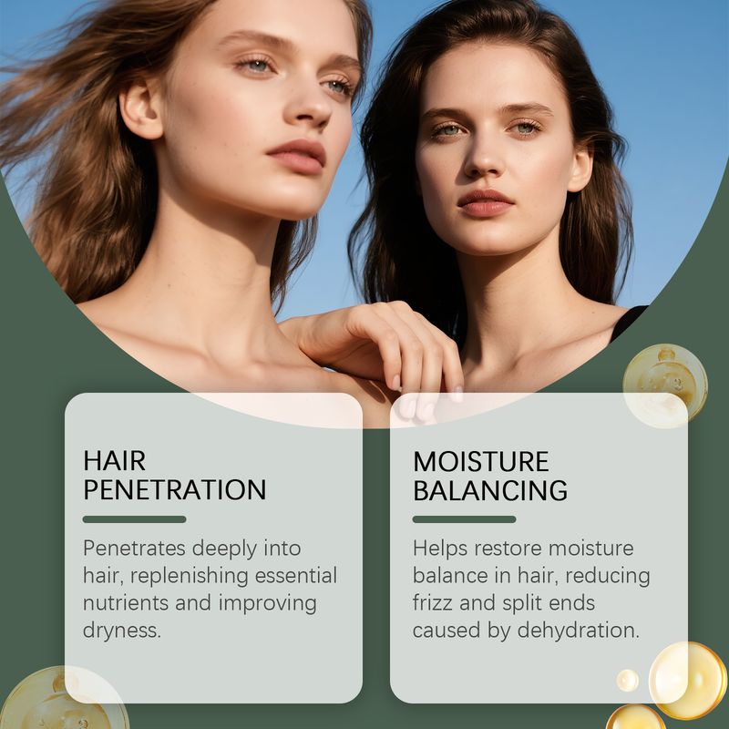 Hoegoa Essential Oil Moisturizes Cares For Scalp, Hydrates And Strengthens Hair, Silky Smooth Hair Care Spray_voghion.com