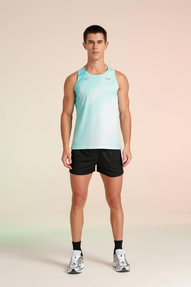 New Track And Field Suit Set Men's Fitness Vest Women's Marathon Competition Rope High Long Jump Student Sports Jersey_voghion.com