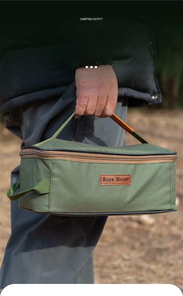 Outdoor Portable Cylinder Durable Hammer Canvas Storage Camping Tool Ground Peg Bag_voghion.com