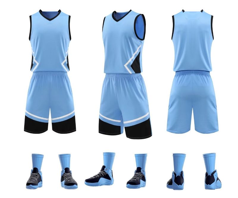 Ensemble de maillots de basket-ball américains 2023 pour hommes, maillot d'été imprimé pour entraînement et compétition, uniforme d'équipe d'étudiants_voghion.com
