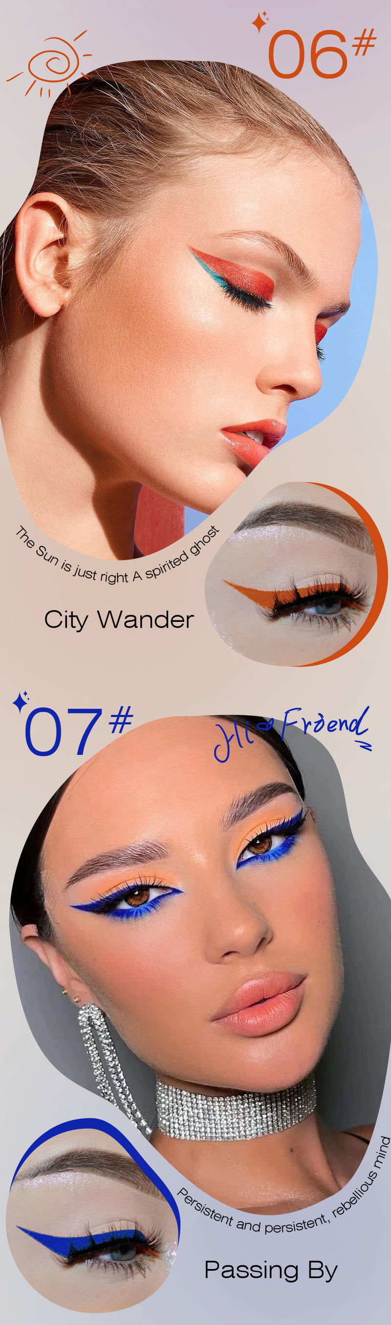 Eyeliner mat imperméable professionnel 8 couleurs, cosmétiques de beauté professionnels longue durée pour fête et Performance_voghion.com