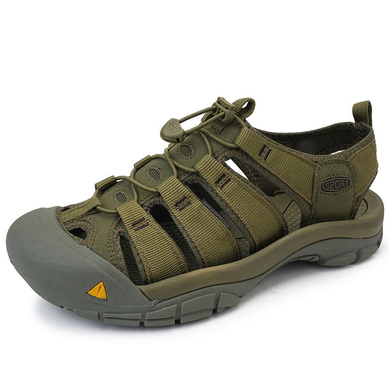 Sommersandalen, Dutt mit dicker Sohle, Herrenschuhe zum Aufspüren von Flüssen und Stränden, übergroße Freizeitschuhe für den Außenbereich_voghion.com